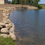 Large Boulder Sea Wall Project